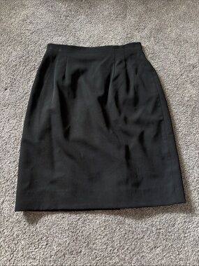 Vintage KGR 100% Wool Pencil Skirt - Women's Tailored Work Skirt